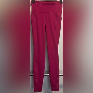 Lululemon Athletica Pink Leggings High-Waisted